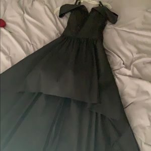 Black off the shoulder dress size 3/4